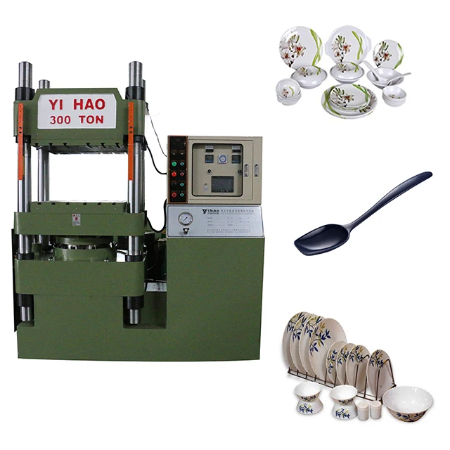 
hot sale 300ton automatic hydraulic press melamine making machine for dinner set crockery 