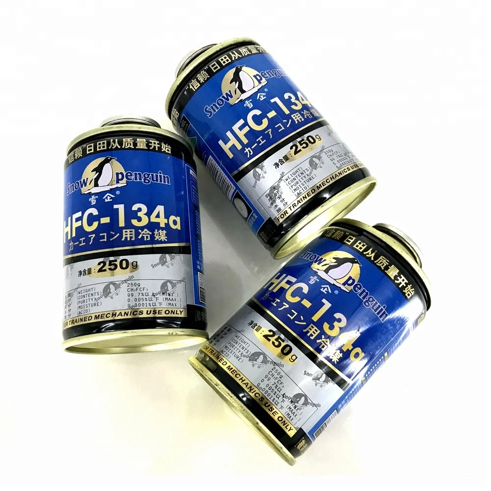 
99% purity of r 134a A/C Automotive de gaz r134a Air Conditioner HFC 134a refrigerant gas 
