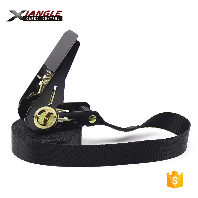 25mm black ratchet wholesale endless ratchet strap ratchet lashing strap tie down straps