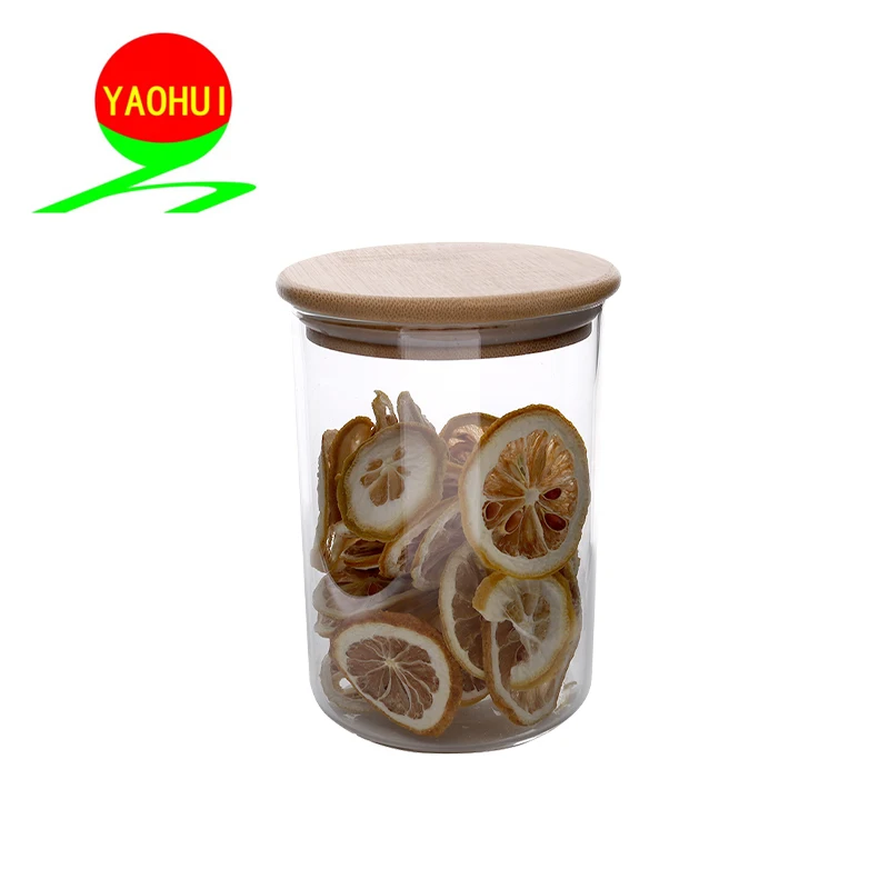 Borosilicate Glass Jar  vacuum sealed with lid for storage food