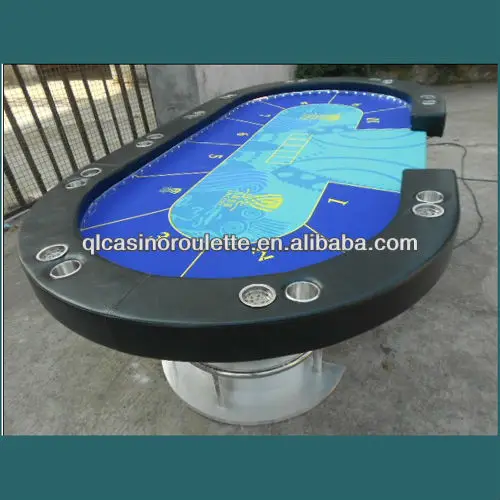 Baccarat Blackjack Texas Poker chips Customize Luxury casino poker table with LED light BIG size Professnional High quality