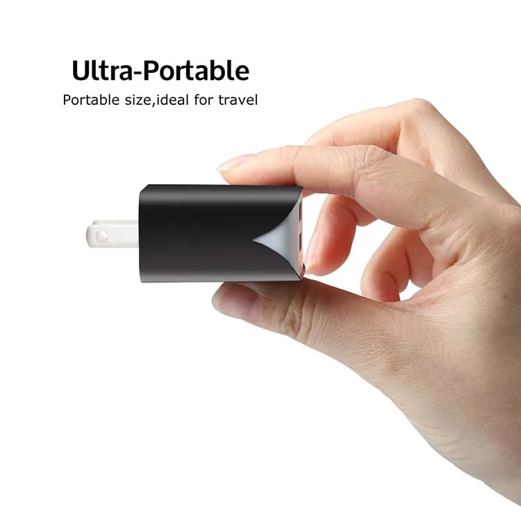  SChitec Горячая продажа США ЕС штепсельная вилка Быстрая зарядка 3 0 usb зарядное устройство двойной 2.1A телефон стены