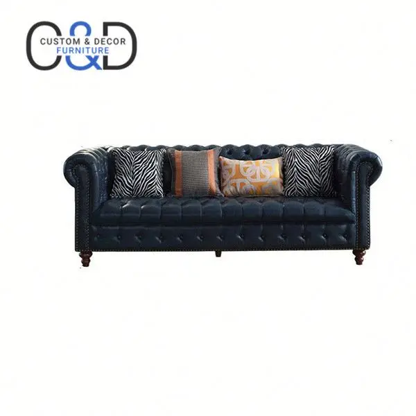 Popular Item Living Furniture Antique Style Living Room Germany Living Room Leather Sofa , Leather Sofa,Heated Leather Sofa