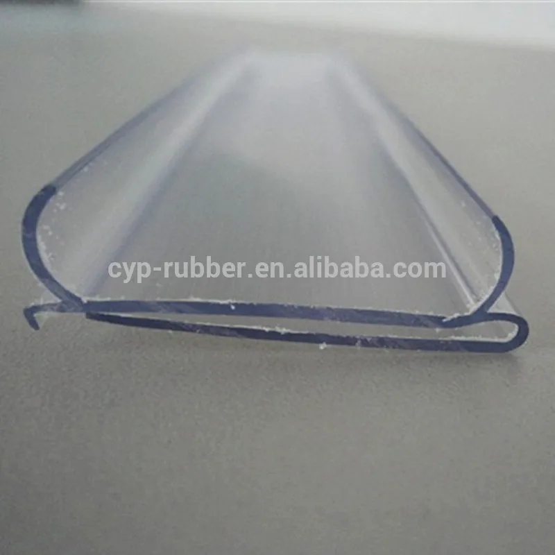 Прозрачные пвх пластиката профиль супермаркет ценник полкодержатель