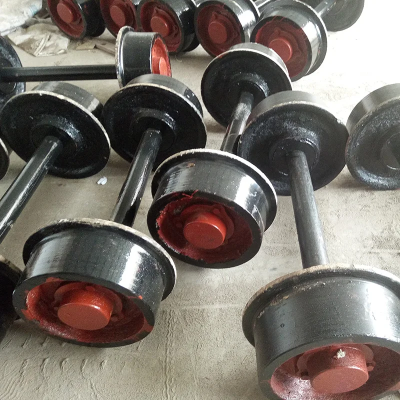 
Cast steel railway and mine wagon steel wheel 