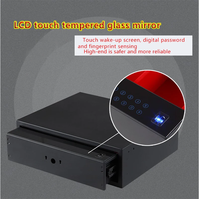 
Factory supply office desk accessories new password fingerprint open drawer smart drawer 