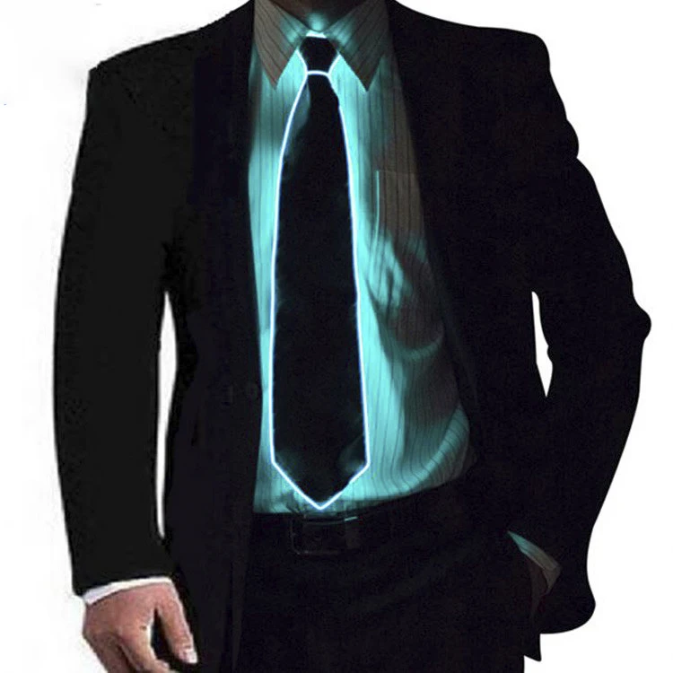 Light Up Neck Tie With Led Lights Novelty Necktie For Men LED Bow Ties Evening Party Christmas Costume Accessory