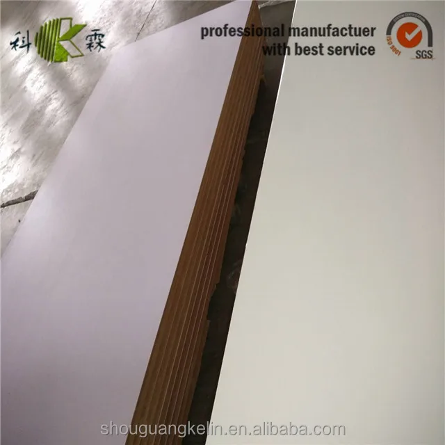 Белая ламинатная фанера с высоким блеском