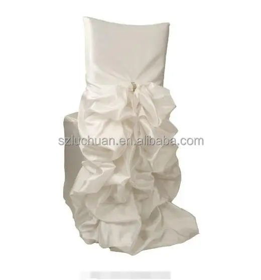 Красивые белые украшения для стульев, чехлы для пластиковых стульев, свадеб