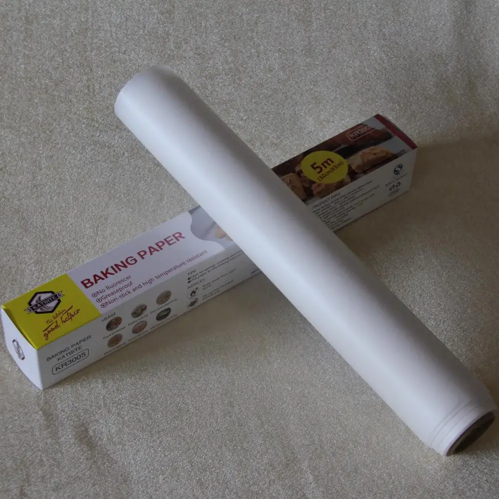 
60 gsm printed logo parchment paper roll 