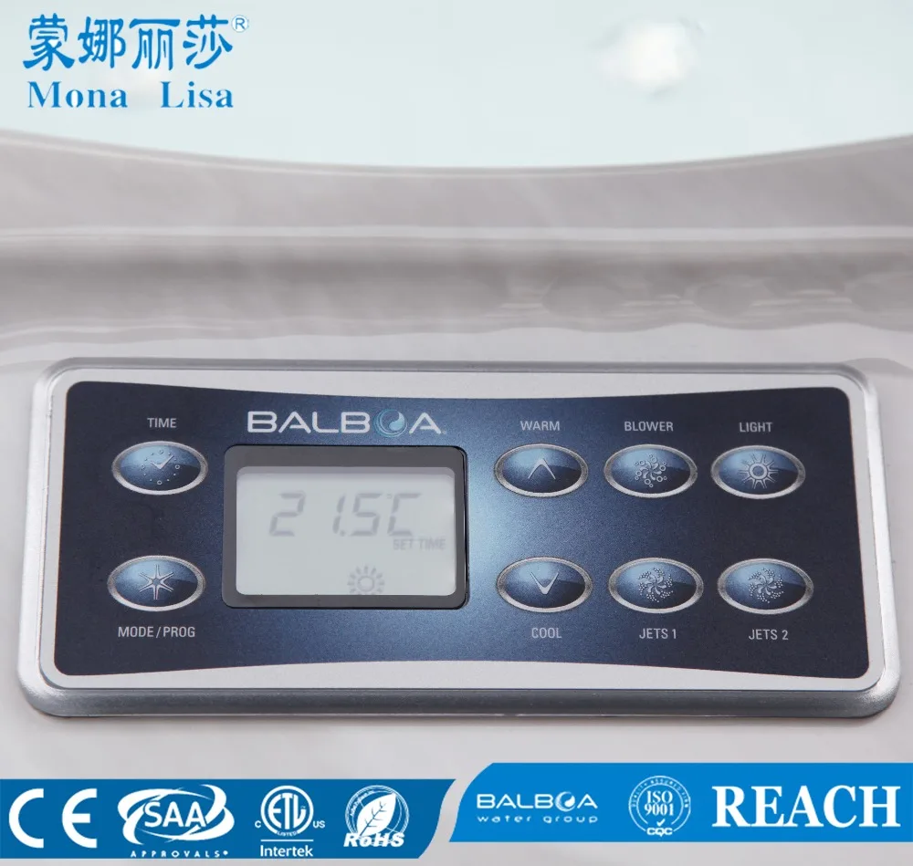 Monalisa portable whirlpool home spa square shaped M-3352