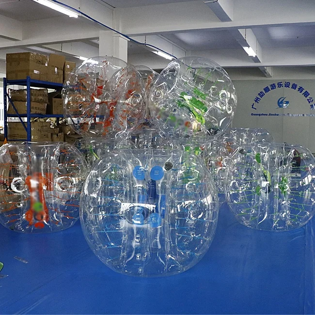 Factory price 1m diameter 0.7mm TPU inflatable bumper balls bubble footballs for sale