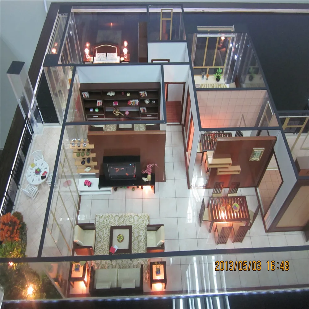 Architectural scale model maker of house interior layout interior scale model malaysia