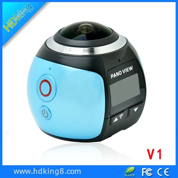 HDKing V1 waterproof 16MP WIFI function motor bike gear 360 camera diving helmet camera