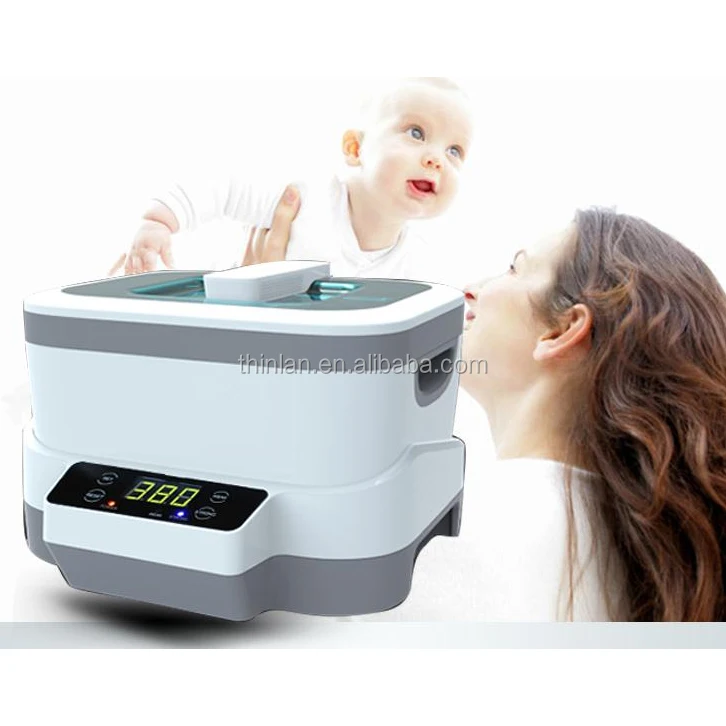 Home Use Ultrasonic Cleaner Denture CD Holder Watch Jewelry Washing Machine Ultrasonic Fruit Vegetable Cleaner JP-1200 42kHz
