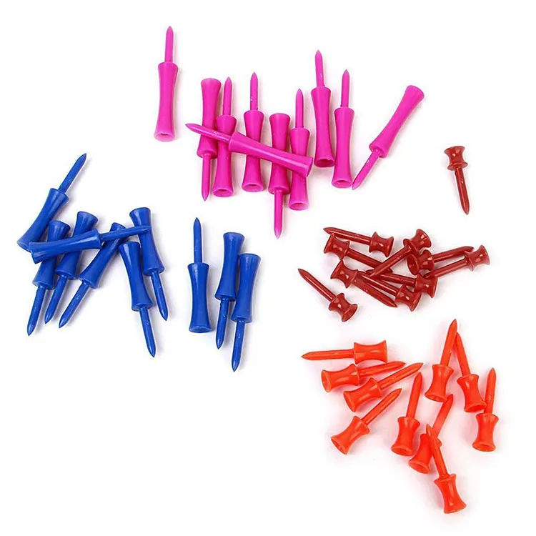 Hot Sale Colorful Golf Plastic Multicolour Golf Tees