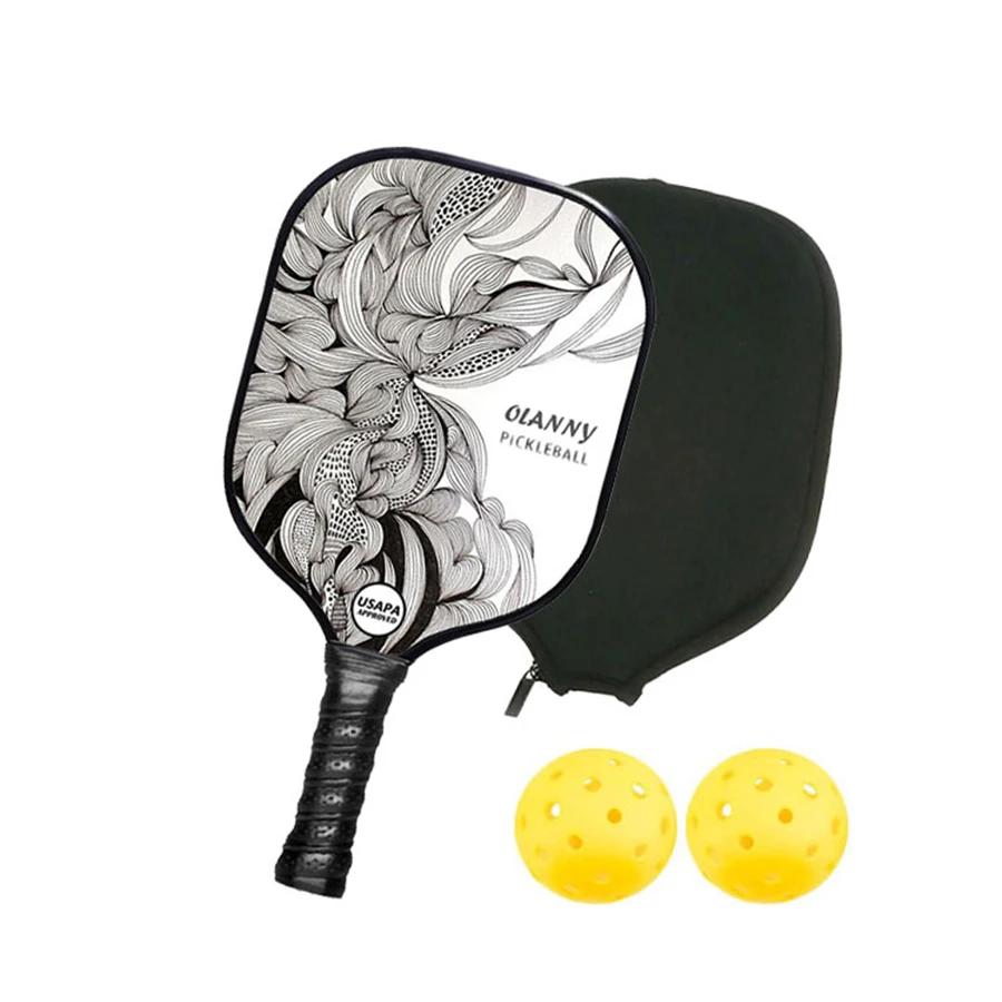 
new design polymer honeycomb core graphite premium pickleball paddle 