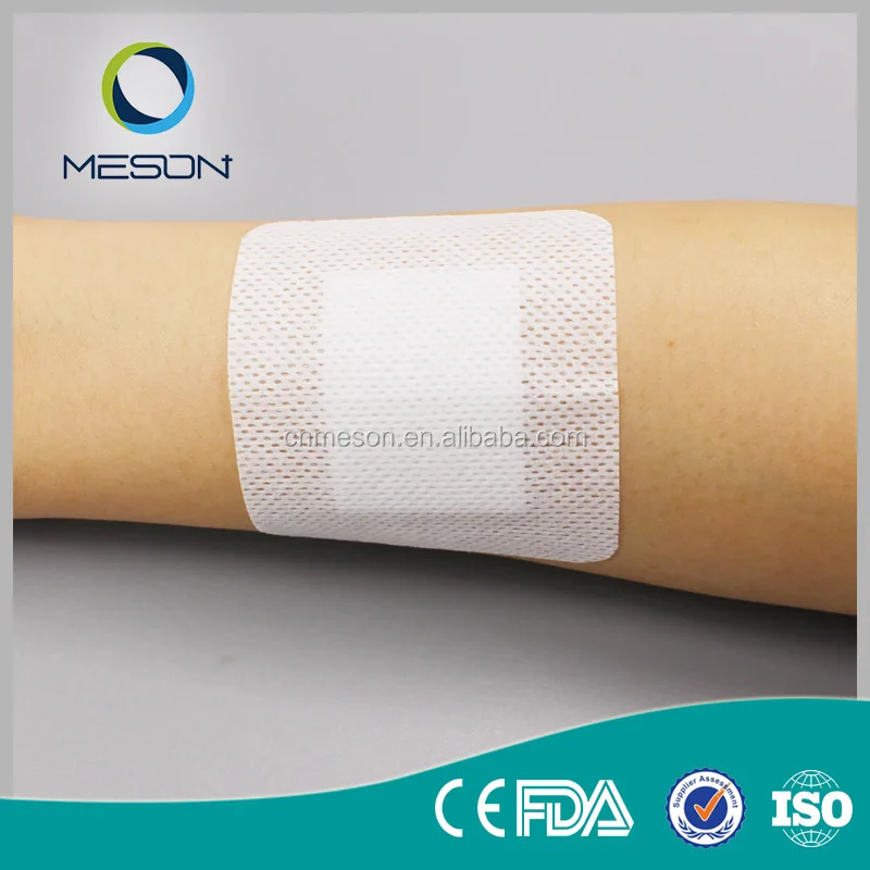 Больничные Одноразовые Расходные медицинские принадлежности хирургический гипоаллергенный абсорбирующий стерильный нетканый пластырь для ран