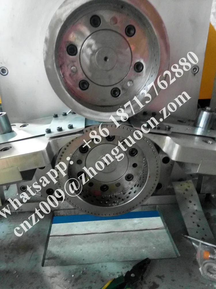 Высокоскоростная ротационная угловая шариковая ротационная штамповочная машина для формовки плитки цветная глазурованная сталь 198-230 мм 8-12 м/мин-/