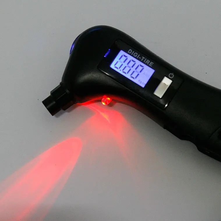 
Car digital tire low pressure gauge with lighting 
