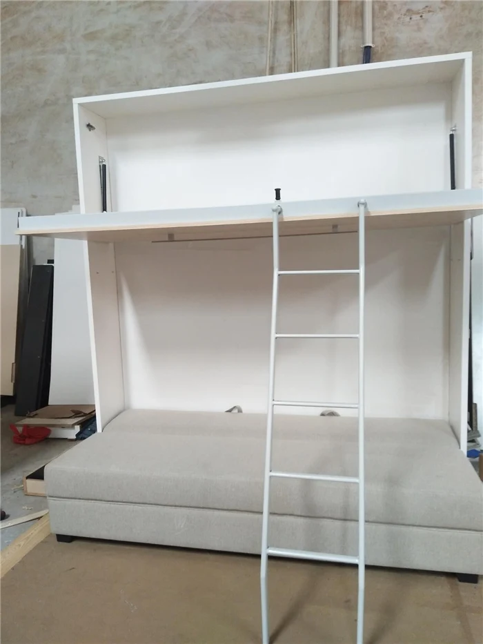 home Specific use space saving wall bunk bed Folded Sofa bunk bed