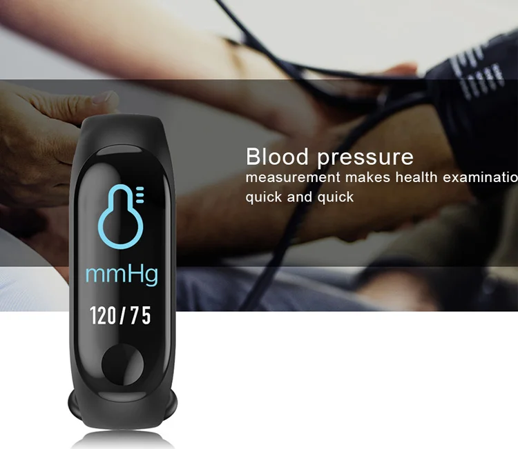 Fitness Tracker Wristbands Band Watch Smart Waterproof  Heart Rate Blood Pressure Monitor