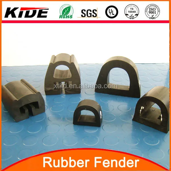 High quality boat D type rubber fenders
