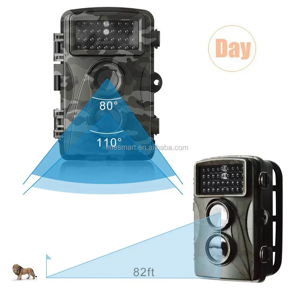 Full HD Night Vision Hunting Camera 8MP 720P Photo Traps Scouting Infrared Game Hunter Trail Camera NO glow Trail Cameras