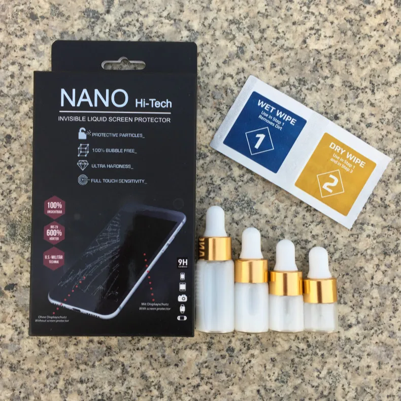 New Generation Upgraded Liquid Screen Protector For All Phones-Anti Scratch Nano Liquid Glass Screen Protector With 9H Hardness