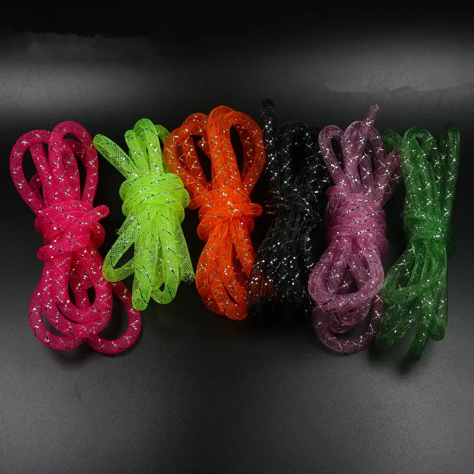 2M Mutlitple Color Flash Mylar Tinsel Mesh Tube Fly Tying Tube Fly Tying Materials