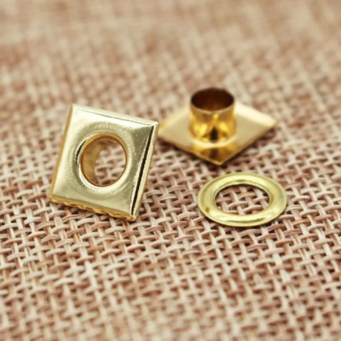 oeko tex metal brass rose golden eyelet for clothing/bag