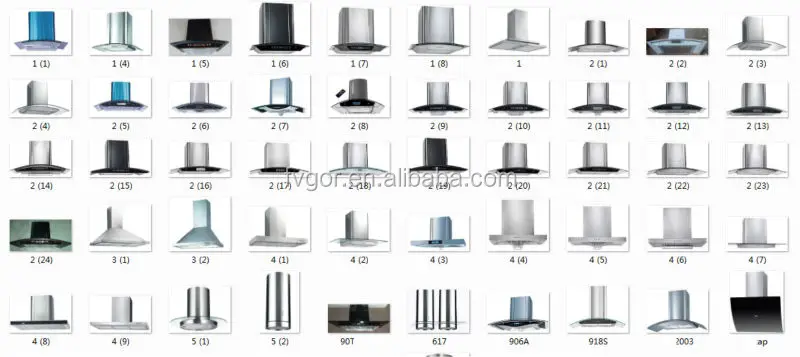 switch glass stainless steel chimney kitchen range hood