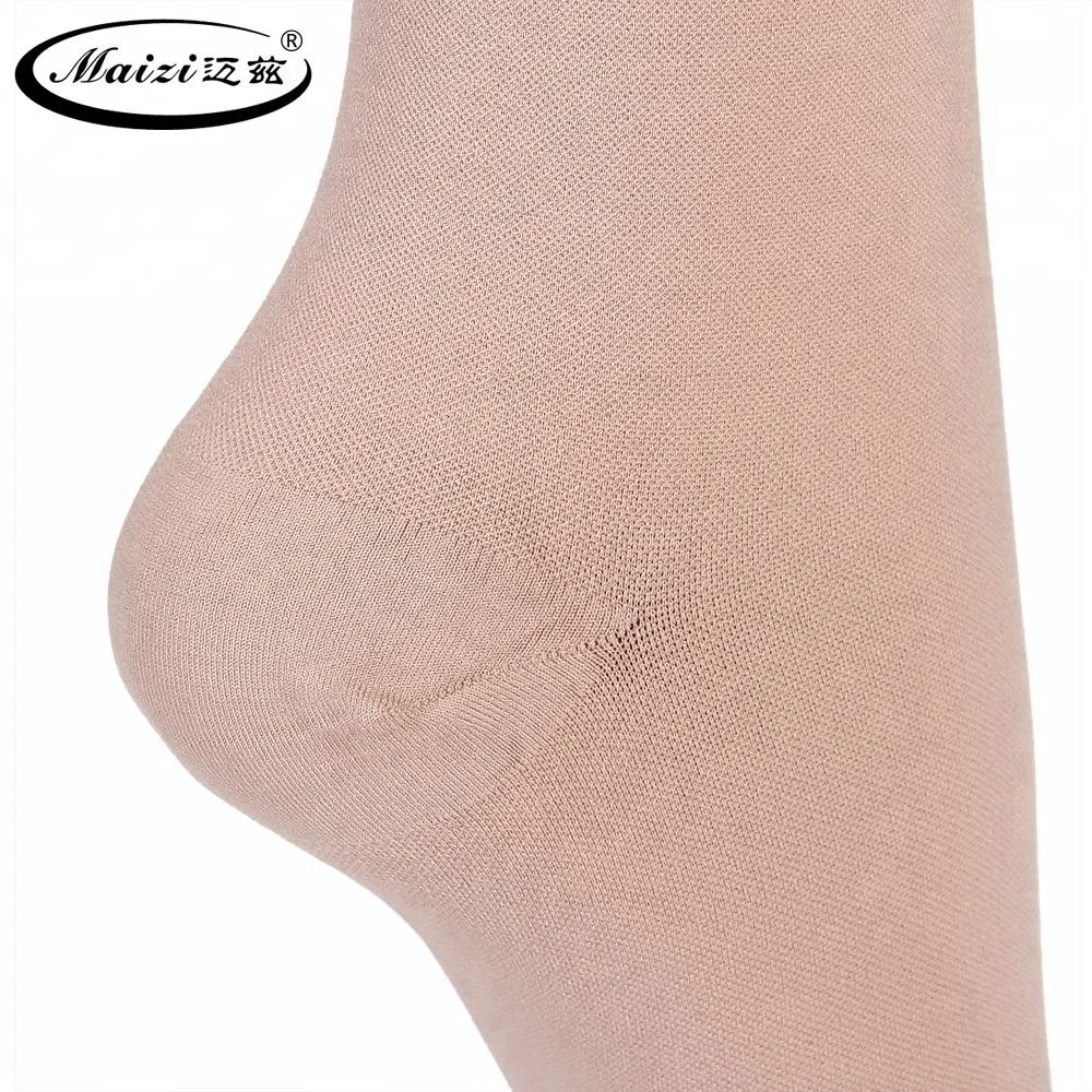 
Custom Medical grade Moderate 23-32 mmHg Unisex Close Toe Thigh High Compression Socks for Varicose Veins 
