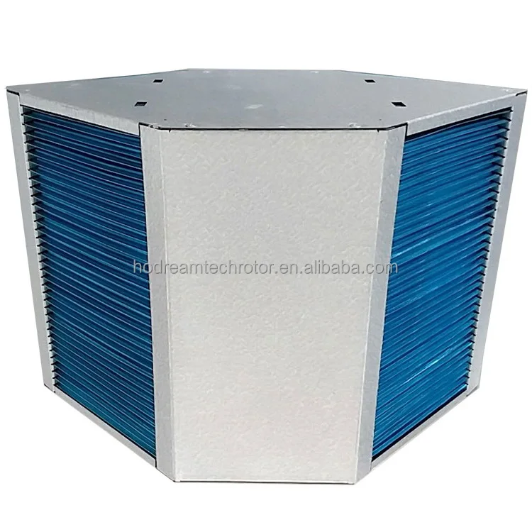 residential home house use heat recovery aluminium foil plate recuperator core