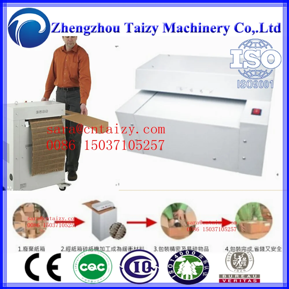 competitive price waste recycling carton board/cardboard shredder machine shredding machine for packing