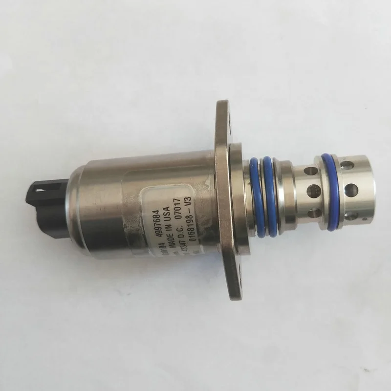 CGE8.3 fuel shut-off solenoid ISX engine Fuel flow valve 4997684 3933841 3928310