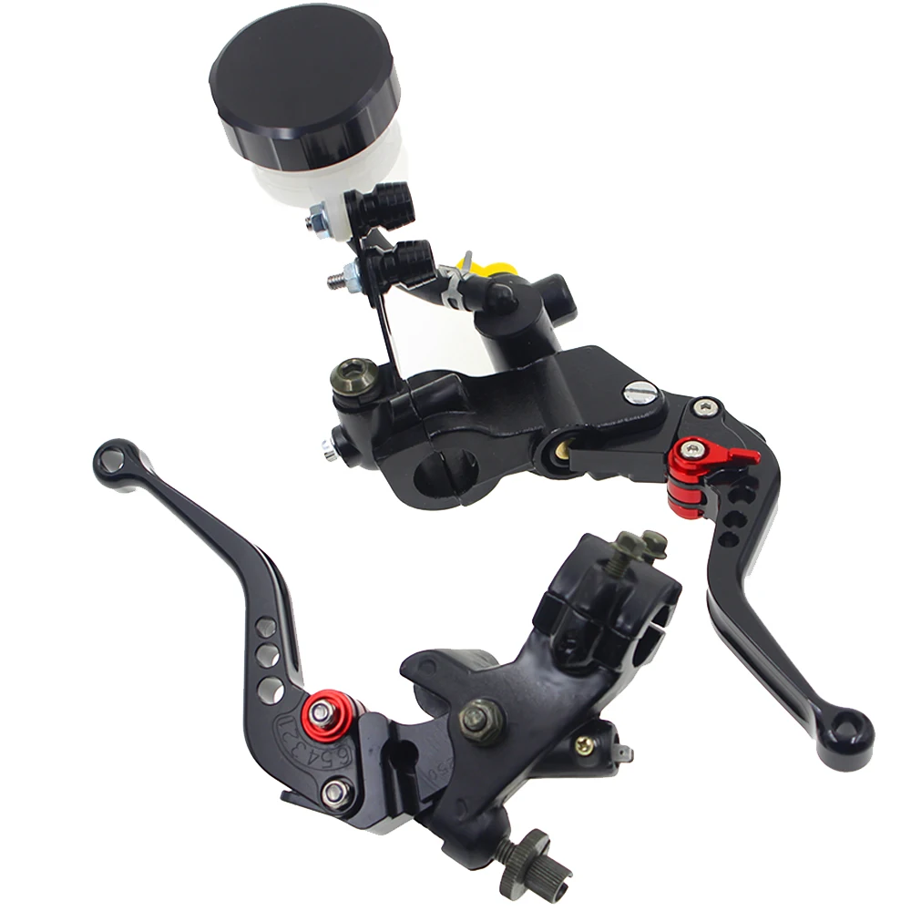 Гидравлический тормозной рычаг сцепления для мотоциклов 125-600cc 7/8 дюйма