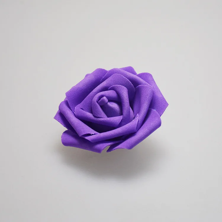 Cheap price artificial rose 8cm foam/pe rose