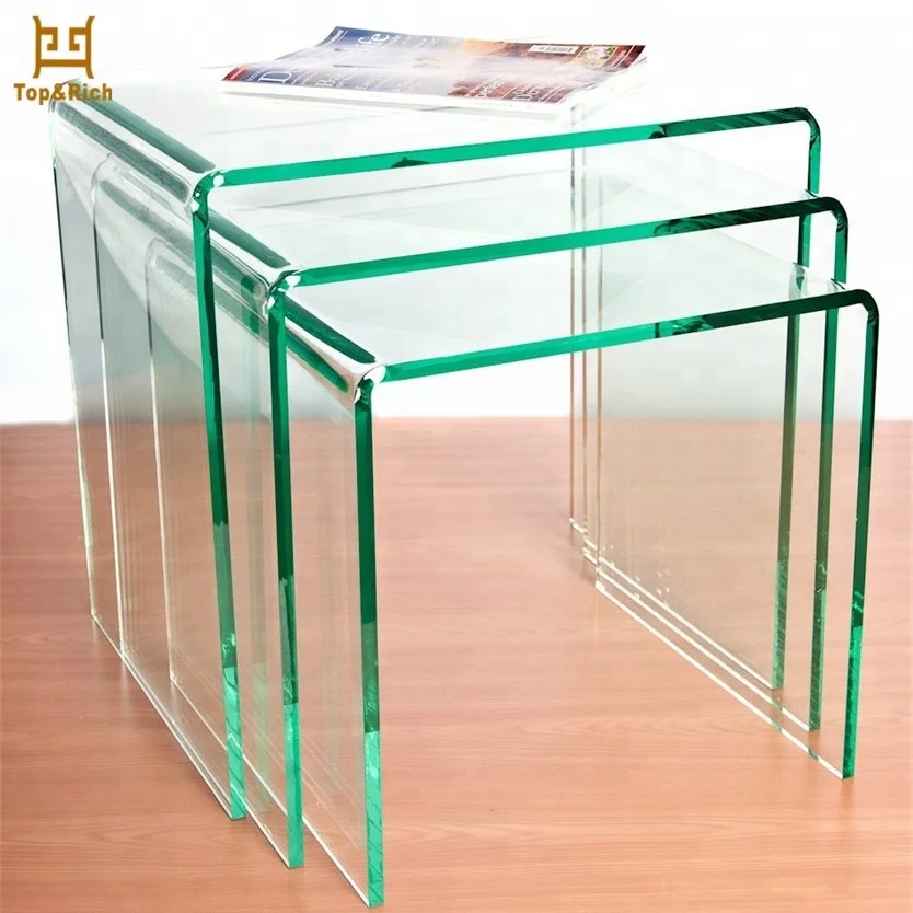 Wholesale OEM ODM Modern Clear Acrylic Coffee Table Cube Side Tea Table