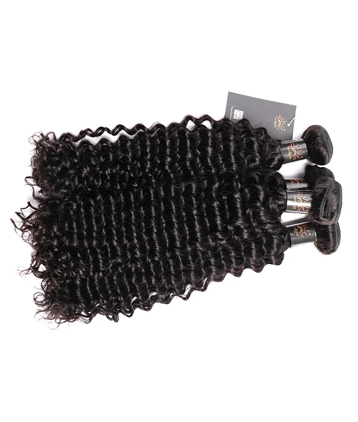 3 пучка бразильских дешевых вьющихся человеческих плетеных волос