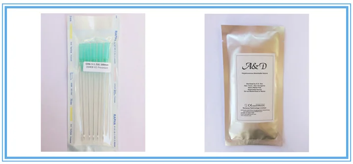 CE certificate China suppliers product plastic surgery tornado screw 26G38mm pdo thread with sharp needle korea