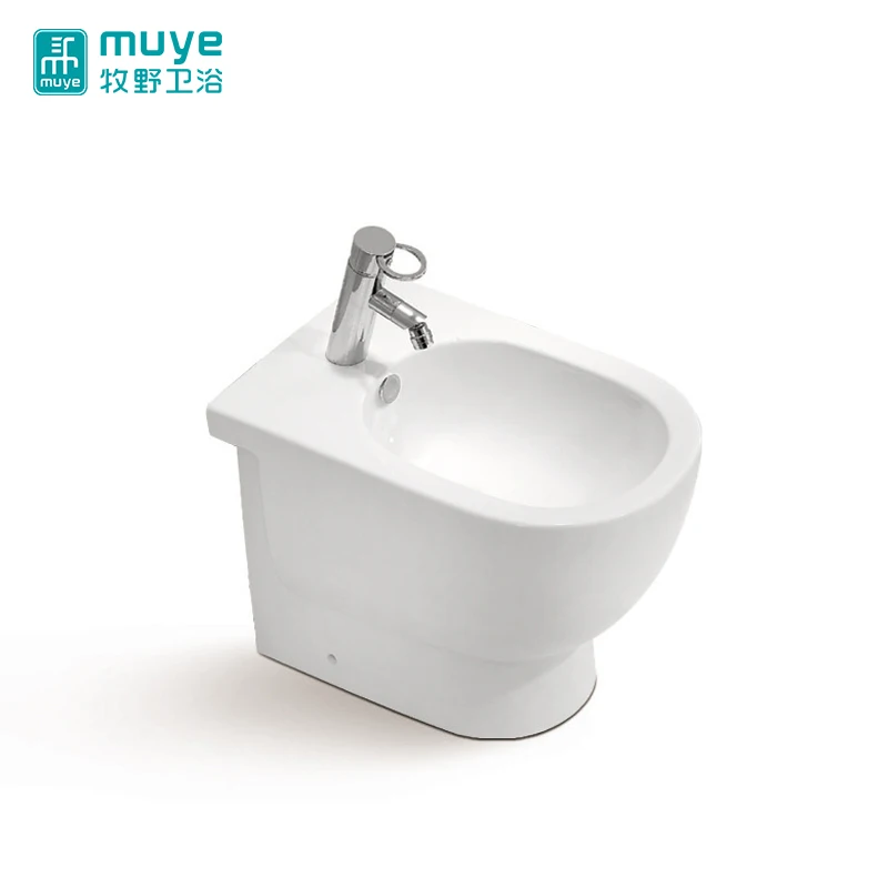 European modern bathroom commode women use floor installationceramic bidet toilet