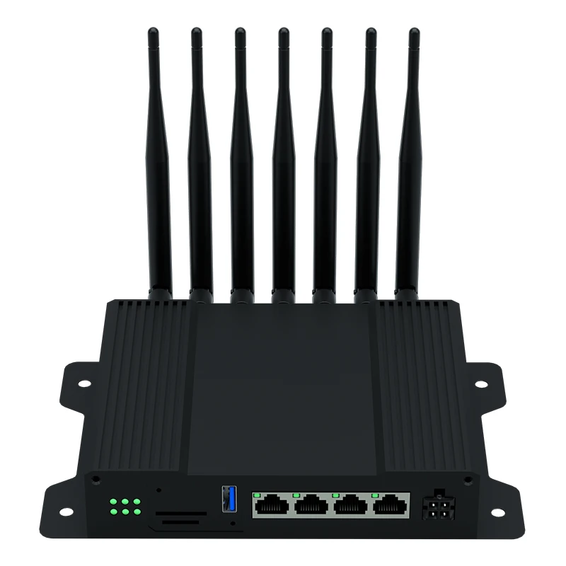 Gigabit ports 2.4g and 5.8g dual band wifi wireless cellular lte 4g sim card router