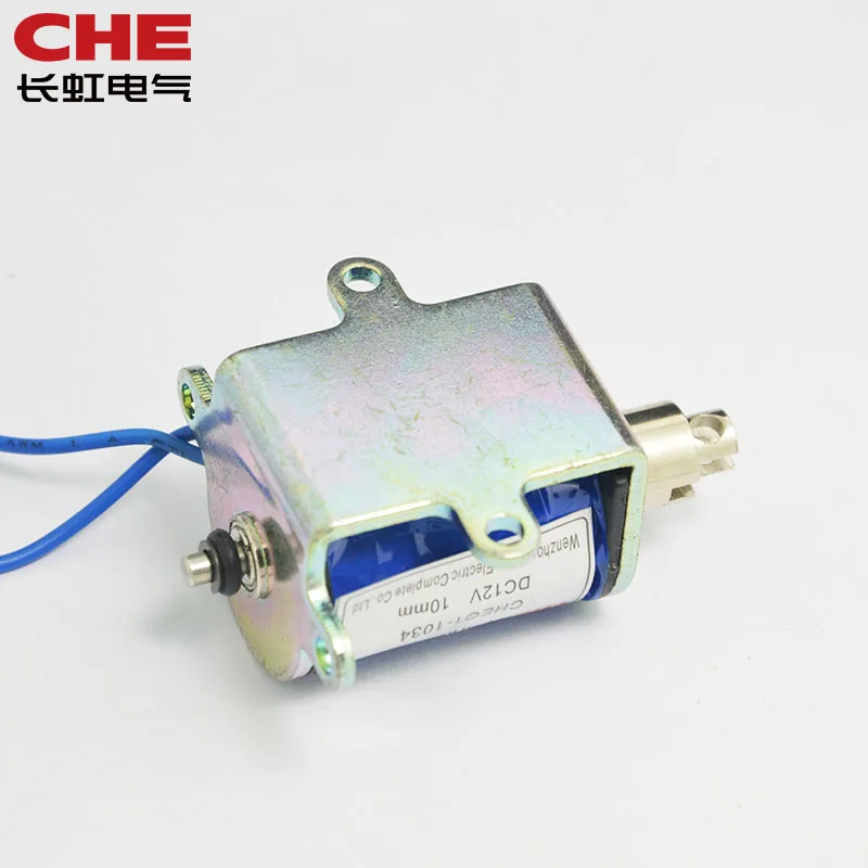 CHEO1-1034 DC6V, 12V or 24V Sroke 6mm frame Push Pull type solenoid Electromagnets