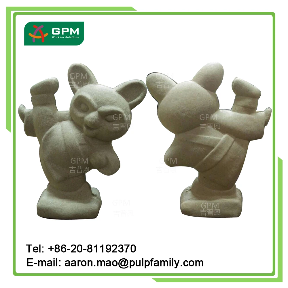 
Recyclable 3d animals paper mache craft 