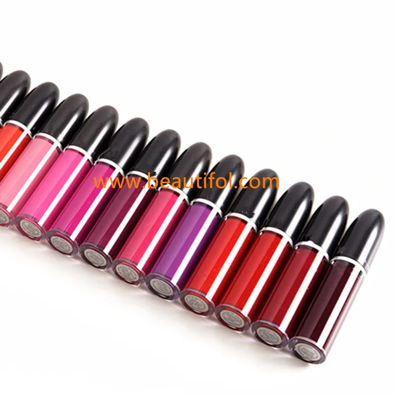 Matte liquid lipstick make your own brand lipstick high quality custom makeup case private label lipstick factory price