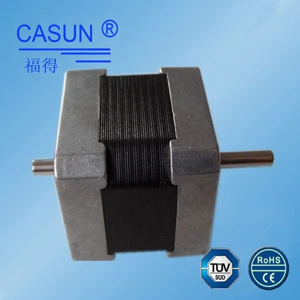 дешевые hybird 400mn. м в 42x40mm 12v двойной/двойной вал nema17 шагового двигателя для 3d-принтер использования