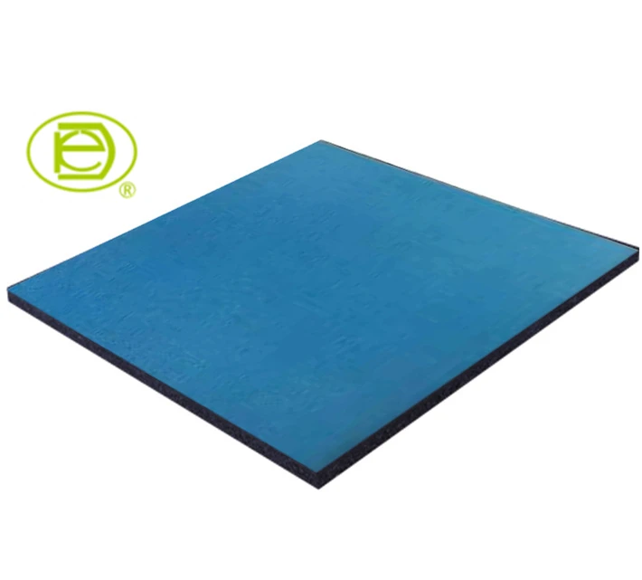 Конкурентоспособная цена epdm материал синий резиновый коврик 25 мм