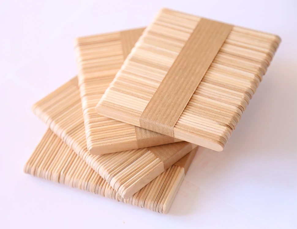 114*10*2 mm round edge ice cream sticks  wooden popsicle sticks