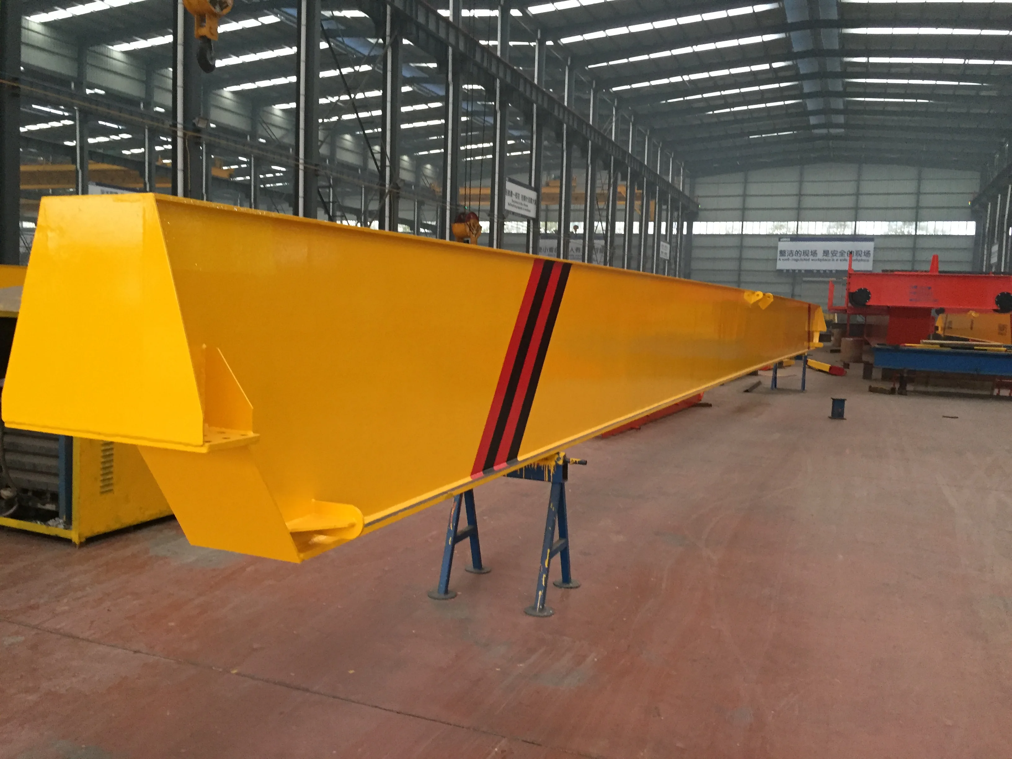 Level Steel Coil Lifting 10 Ton Electric Single Beam Overhead Crane Prices